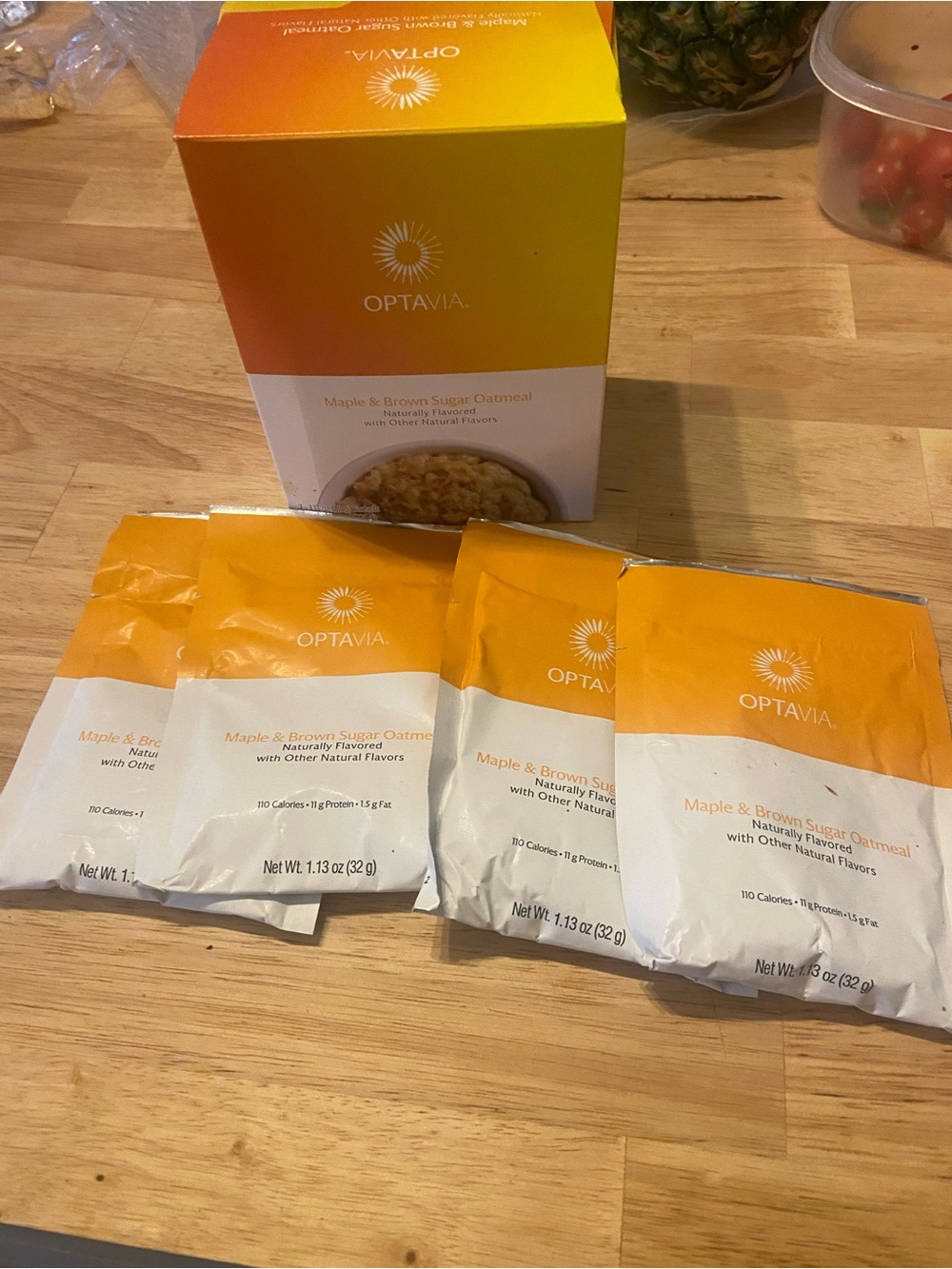 Optavia Maple & Brown Sugar Oatmeal